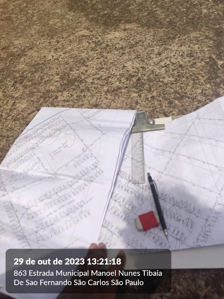 Registro de projeto e levantamento de campo